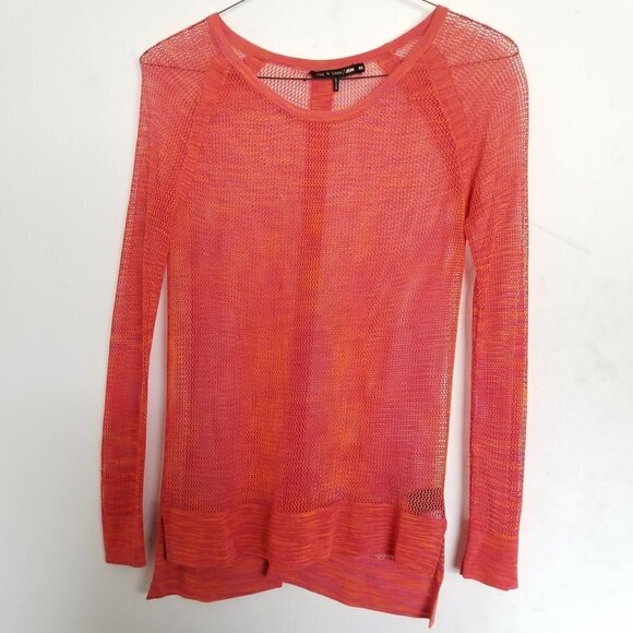 Rag & Bone Jean Allgauer Mesh Raglan Pullover Top - Picture 3 of 7